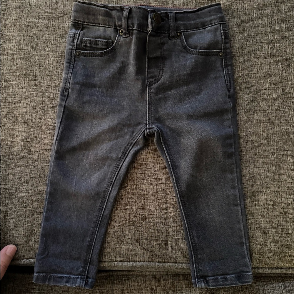 Zara Dark Gray Stretch Skinny Denim jeans